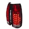 Spec-D Tuning 88-98 Chevrolet C10 LED Tail Light Red Lens LT-C1088RLED-APC - alternate 1